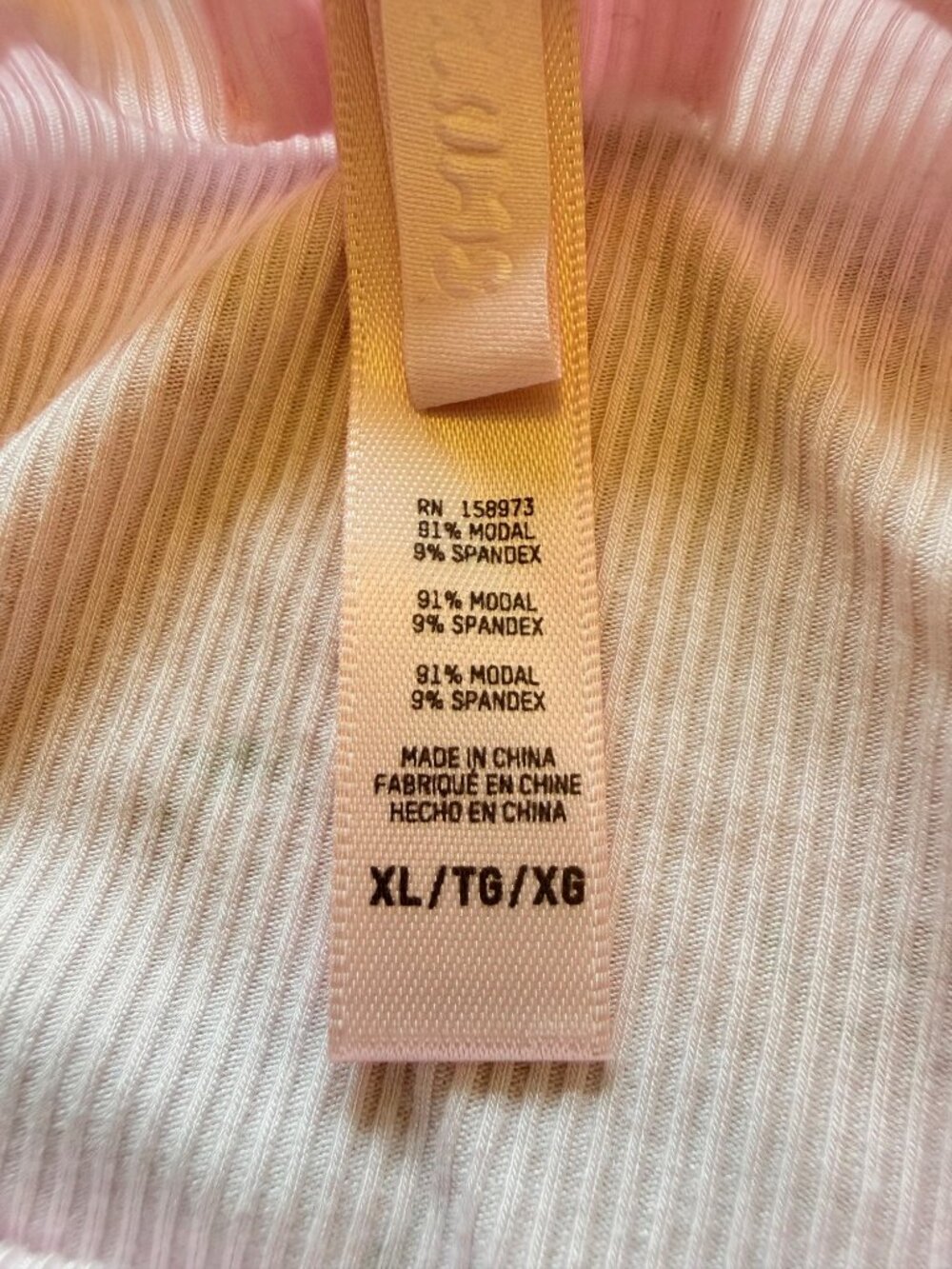 Skims Pink Maxi Length Cherry Print Ribbed Body Con Dress XL - Picture 6 of 6